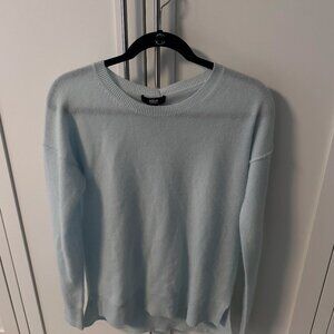 AQUA Cashmere 100% Cashmere Crewneck Sweater